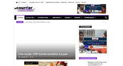 Desktop Screenshot of lecourrierdeconakry.com